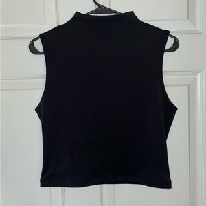 Express Body Contour Black Sleeveless Top